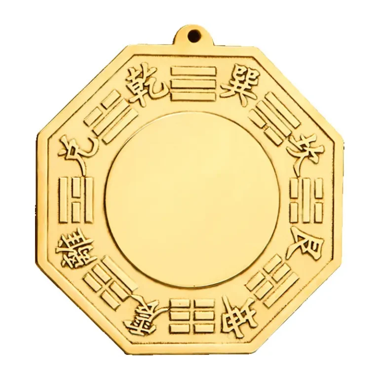 Brass Bagua Mirror Convex Concave Ultimate Feng Shui Protection Cure (1)