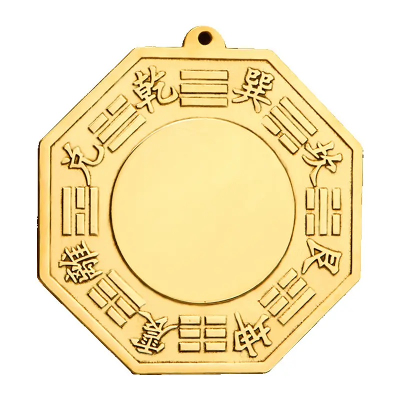 Brass Bagua Mirror Convex Concave Ultimate Feng Shui Protection Cure (1)