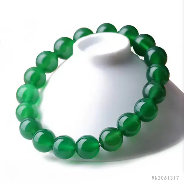 Green Chalcedony Bracelet Heart Chakra Healing & Emotional Balance (2)