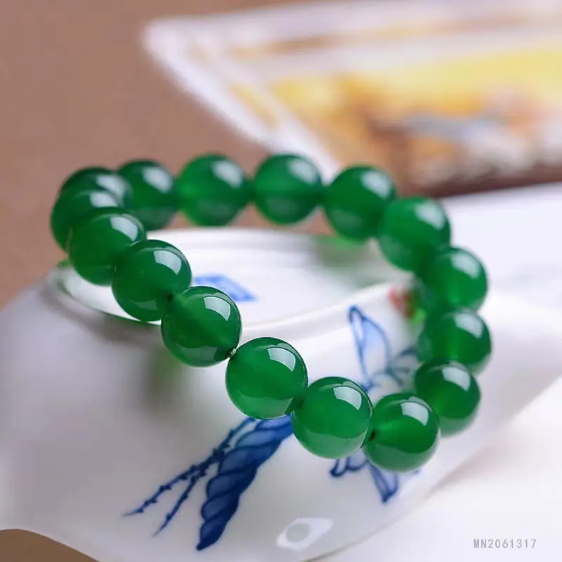 Green Chalcedony Bracelet Heart Chakra Healing & Emotional Balance (3)