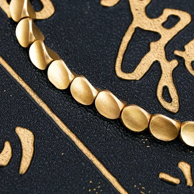 Handmade Brass Bead Bracelet Solar Yang 9 Energy & Flow Amulet (3)