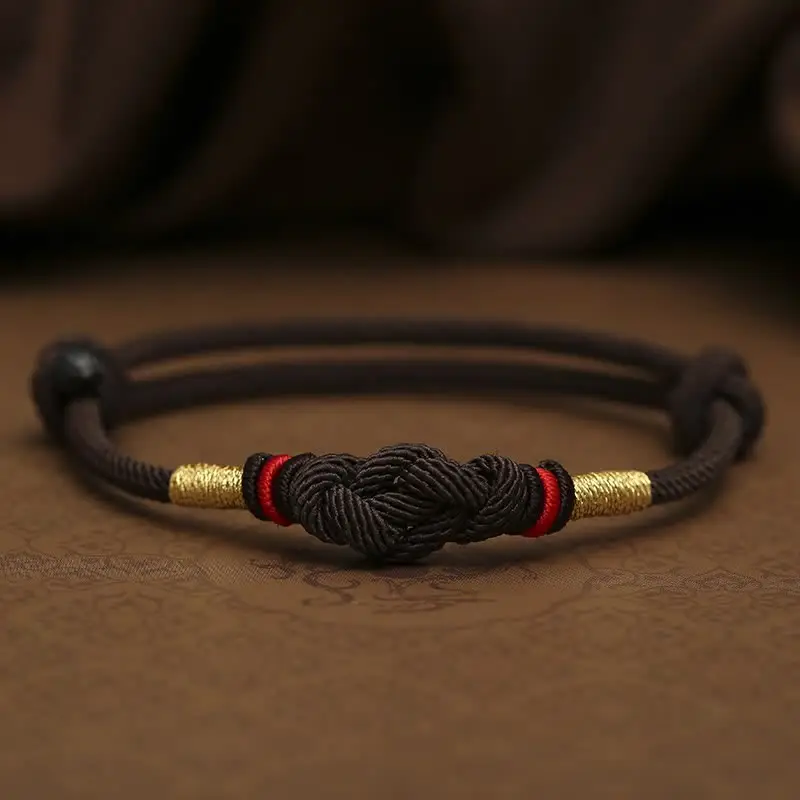 Lucky Red String Bracelet Vajra Knot Protection & Love Amulet (16)