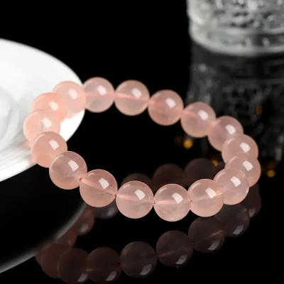Madagascar Rose Quartz Bracelet Ultimate Yin 6 for Love & Harmony (1)