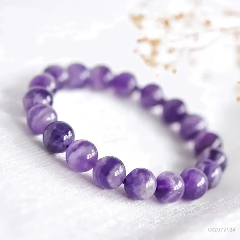 Natural Amethyst Bracelet Ultimate Yin 6 for Peace & Intuition (1)