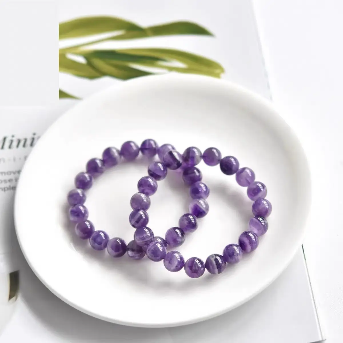 Natural Amethyst Bracelet Ultimate Yin 6 for Peace & Intuition (3)