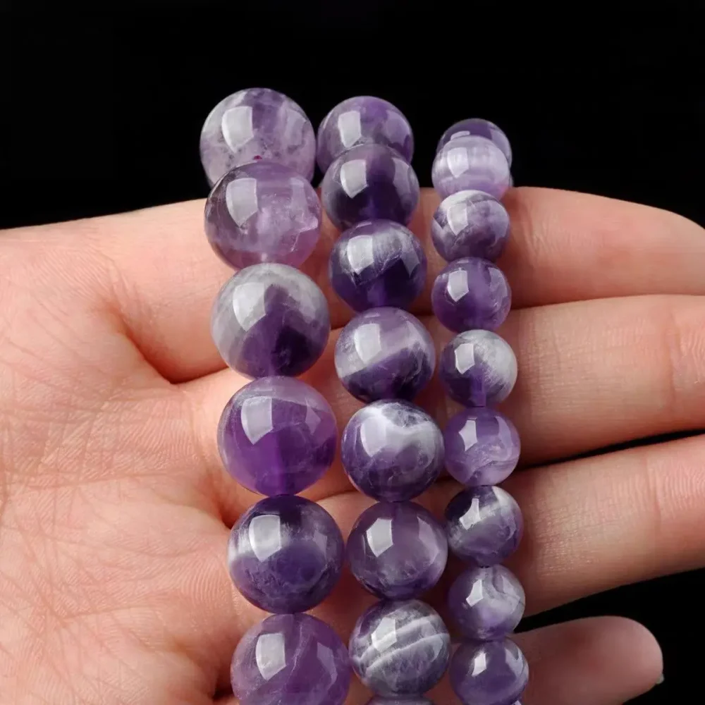 Natural Amethyst Bracelet Ultimate Yin 6 for Peace & Intuition (4)