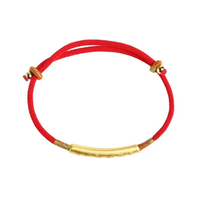 The Dragon’s Guard 999 Silver Six Syllable Mantra Red String Protection Bracelet (6)