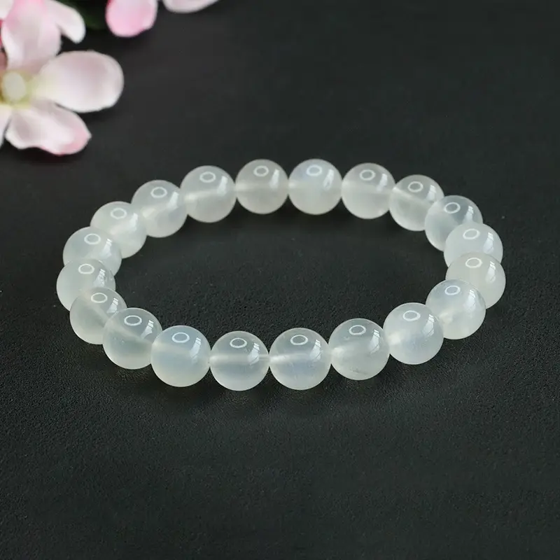 White Moonstone Bracelet Ultimate Yin 6 for Intuition & Serenity (2)