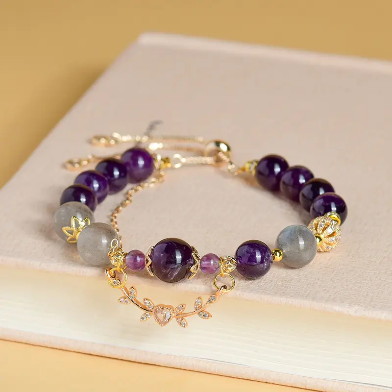 Scorpio Crystal Bracelet: Ametrine & Moonstone Alignment for Spiritual Balance